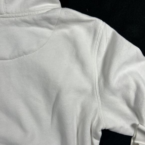 Nike Oregon Ducks Hoodie White Pullover Center Swoosh Y2K Size Small Stains - Picture 6 of 10